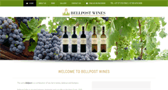 Desktop Screenshot of bellpost.co.za